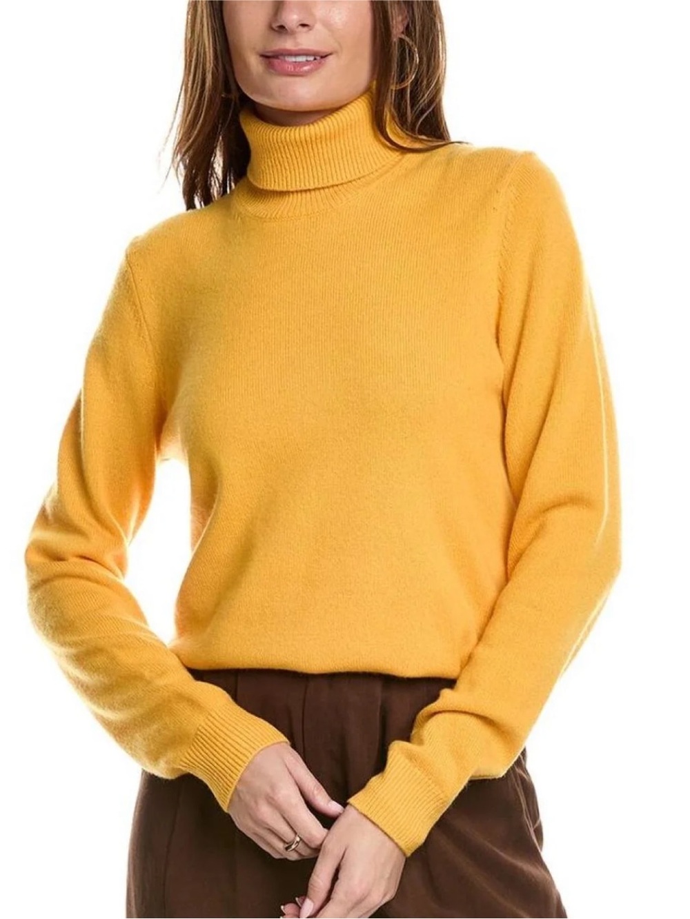 Michael Kors Collection Joan Turtleneck Cashmere Sweater, Size XL fits to 2X